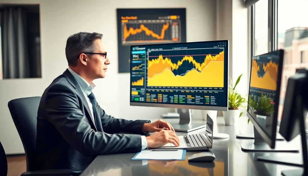 Analyze GOLD SIGNALS with a financial analyst in a modern workspace.